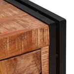 vidaXL Highboard avec portes Marron Bois Recyclé Massif et Métal
