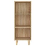 vidaXL Buffet Chêne sonoma 34 5x32 5x90 cm Bois d'ingénierie