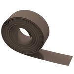 vidaXL Bordures de jardin 5 Pièces marron 10 m 20 cm polyéthylène