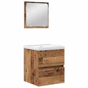 vidaXL Ensemble de mobilier de salle de bain avec tiroir 3 Pièces