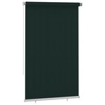 vidaXL Store roulant d'extérieur 140x230 cm Vert foncé PEHD