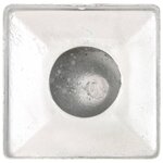vidaXL Bouchons de poteau 6 Pièces Globe final Métal galvanisé 91x91 mm