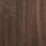 vidaXL Cadre de lit sans matelas chêne marron 120x190 cm