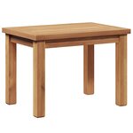 vidaXL Table basse Marron 50 x 35 x 36 cm Bois de teck solide