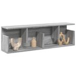 vidaXL Armoire murale 100x20x30 cm sonoma gris bois d'ingénierie