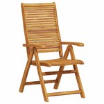 vidaXL Ensemble de salle à manger pour jardin 5 Pièces Marron
