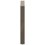 vidaXL Pieds de table à manger en U 2 pièces Acier naturel 80 x (72-73) cm Acier
