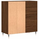 vidaXL Armoire à disques chêne marron 84 5x38x89 cm bois d'ingénierie