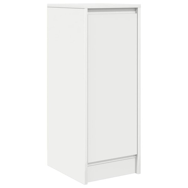 vidaXL Buffet blanc 29 5x34x76 cm bois d'ingénierie