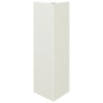 vidaXL Jardinières 2 Pièces blanc triangulaire 30x26x75 cm acier