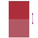 vidaXL Store enrouleur occultant rouge largeur du tissu 121 6 cm