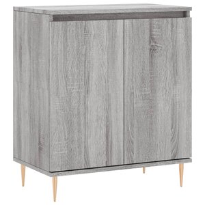 vidaXL Buffet Sonoma gris 60x35x70 cm Bois d'ingénierie