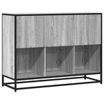 vidaXL Buffet sonoma gris 100x35x76 cm bois d'ingénierie