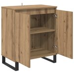 vidaXL Buffet Chêne artisanal 60 x 35 x 70 cm Bois d'ingénierie