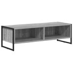 vidaXL Meuble TV Gris Sonoma 100 x 36 5 x 30 5 cm Bois d'ingénierie