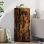 vidaXL Buffet chêne fumé 30x42 5x93 cm bois d'ingénierie