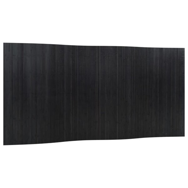 vidaXL Cloison de séparation noir largeur 400 cm hauteur 165 cm bambou