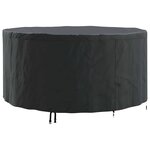 vidaXL Housse pour mobilier d'extérieur 182 x 182 x 85 cm Tissu 600D