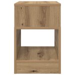 vidaXL Table d'appoint 2 Pièces Chêne artisanal 30 5 x 30 x 45 cm