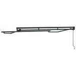 vidaXL Cadre de auvent manuel Réglable Anthracite 3 5 x 2 m Acier