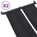 vidaXL Panneaux solaires de chauffage de piscine 2 Pièces 80x310 cm