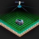 Tondeuse robot Smart SILENO Free 600 sans câbles périphériques - Surface 600 m² - smart Gateway