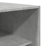 vidaXL Garde-robe Gris béton 100x50x200 cm Aggloméré