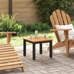 vidaXL Table d'appoint de jardin 45x45x38 cm en bois d'acacia massif