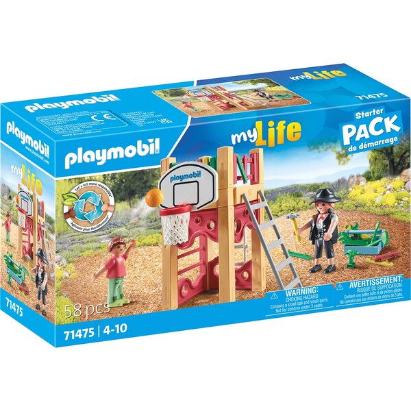 PLAYMOBIL 71475 - Charpentier avec Tourelle de Jeu