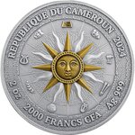 CALLIOPE The Nine Muses 2 Once Argent Monnaie 2000 Francs Cameroon 2024