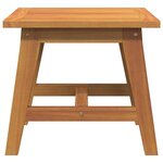 vidaXL Table d'appoint Marron Bois d'acacia massif