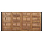vidaXL Ensemble de salle à manger jardin 5 pièces en bois solide d'acacia et métal