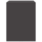 vidaXL Armoire murale pour garage Noir 80 x 40 x 53 cm