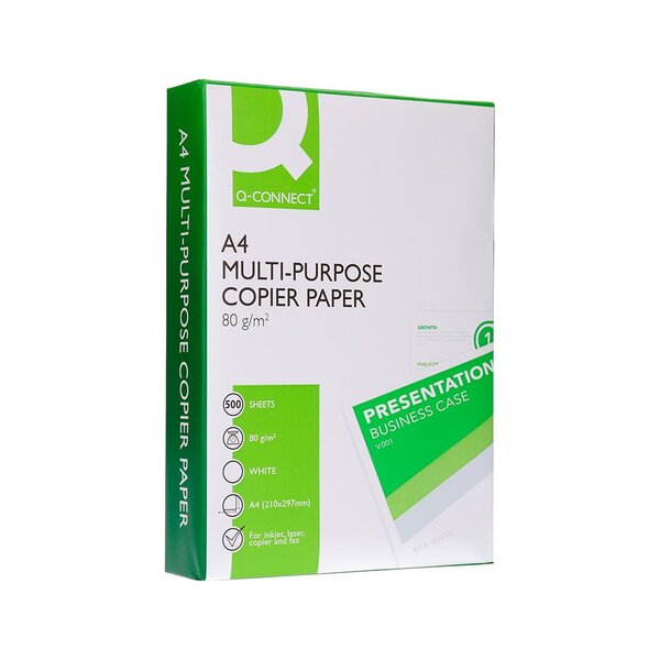 Papier Multifonction haute qualité A4 80g 500 feuilles Q-CONNECT