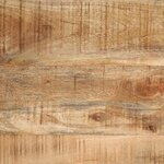 vidaXL Tables basses gigognes 3Pièces bois de manguier massif brut et fer