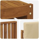 vidaXL Ensemble de canapés d'extérieur 10 pc Naturel et Beige