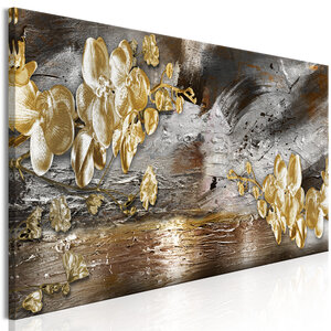 Tableau - golden garden (1 part) narrow l x h en cm 150x50