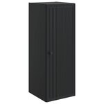 vidaXL Armoire Murale Noir 33 x 34 5 x 90 cm Bois d'ingénierie