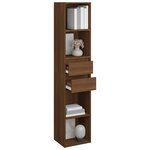 vidaXL Bibliothèque Chêne marron 36x30x171 cm Bois d'ingénierie