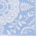vidaXL Tapis d'extérieur Bleu azuré 160x230 cm PP