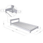 Lit enfant DREAMY 90 x 190 vert sauge