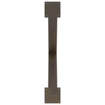 vidaXL Pieds de table à manger en forme de X  3 pièces  acier naturel  90 x (72-73) cm