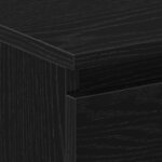 vidaXL Cabinet de chevet Chêne noir 30 x 30 x 40 cm Bois d'ingénierie