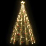 vidaXL Guirlande lumineuse filet d'arbre de Noël 500 LED 500 cm