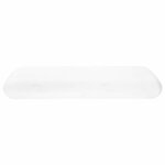 vidaXL Coussin de sommeil Uni Blanc 70 x 36 x 11 5 cm