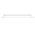 vidaXL Auvent avec Blanc 6 × 3 5 m Métal