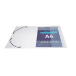 Chemise PP 3Rabat + élas.A4 CRYSTAL CLEAR EXACOMPTA