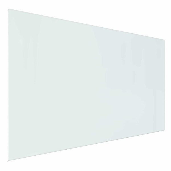 vidaXL Plaque en verre de cheminée Transparent 100 x 60 cm Verre
