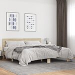 vidaXL Cadre de lit sans matelas chêne sonoma 180x200 cm