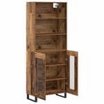 vidaXL Haut Armoire Bois ancien 69 5 x 34 x 180 cm Bois d'ingénierie